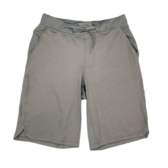 Hylete Training Shorts Mens XS Extra Small Gray Drawstring Stretch Gym Athletic - Picture 1 of 13
